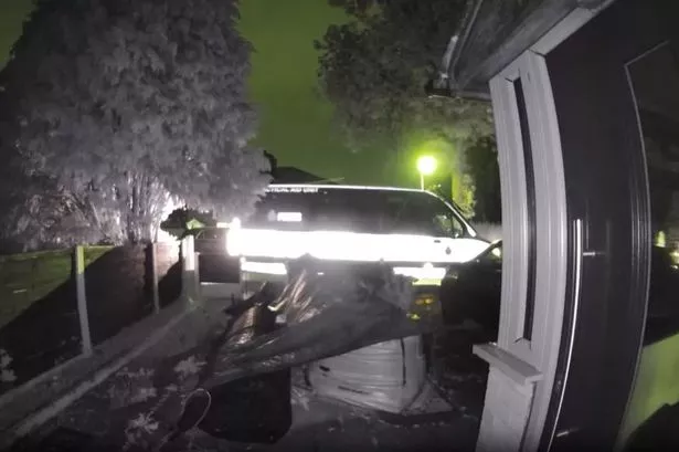 Doorbell footage shows moment police swoop on street in synagogue terror attack probe