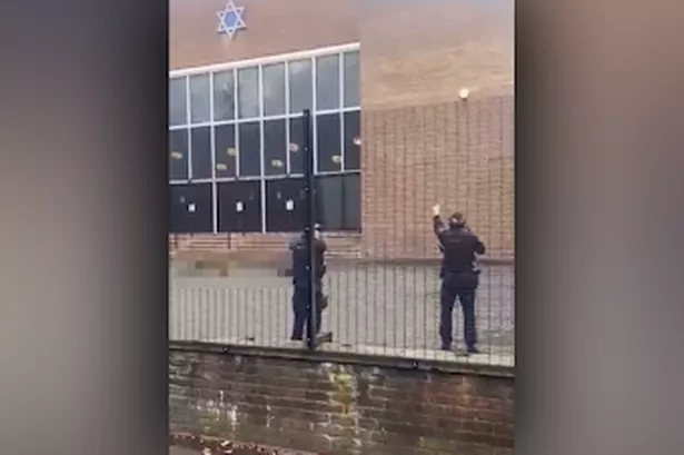 Major incident declared as police shoot stabbing suspect outside synagogue