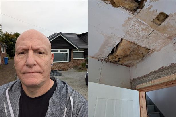 ‘I was scammed out of £11k after two rogue traders left me with leaking roof and damaged ceilings’
