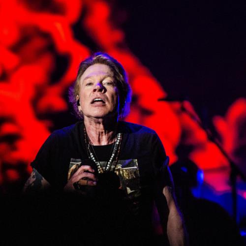 Axl Rose kicks new drummer Isaac Carpenter’s drum kit and storms off stage at Argentina gig