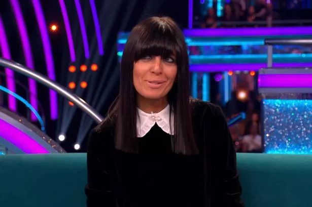 Claudia Winkleman’s under-£100 Strictly collared dress channels chic Wednesday Addams