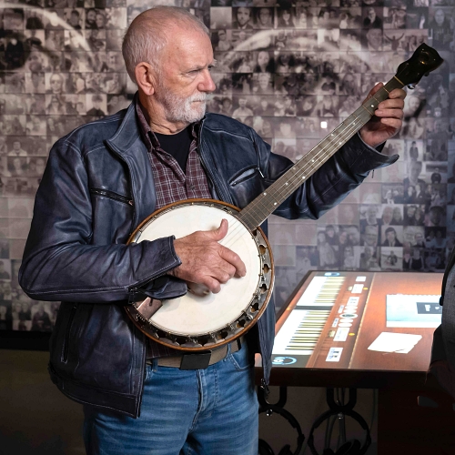 John Lennon’s Quarrymen banjo unveiled at Strawberry Field for 85th Birthday