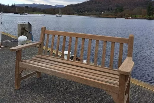 Mystery as memorial bench washes up on shores of Lake Windermere
