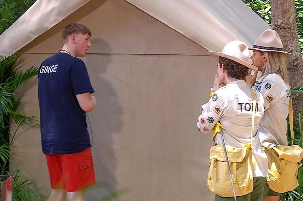 I’m A Celeb’s Angry Ginge unimpressed with camp newcomer fixing them with ‘look that could kill’