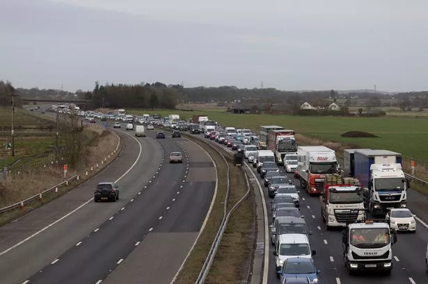 LIVE M58 traffic held after lorry trailer ‘carrying waste electrical equipment’ catches fire