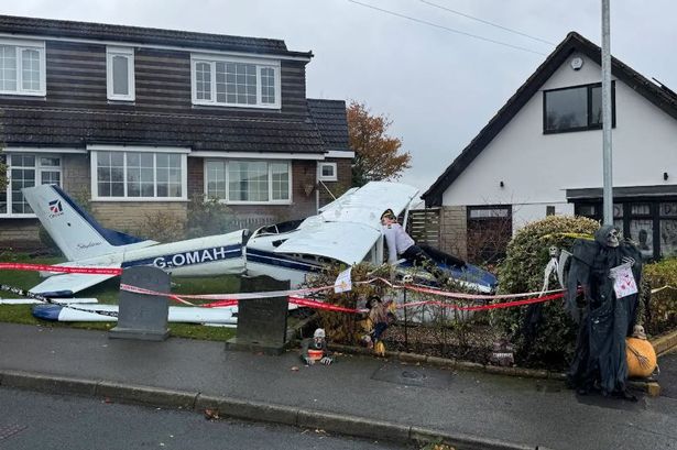 Plane crash and Toy Story delight crowds at Helmshore Scarecrow Trail