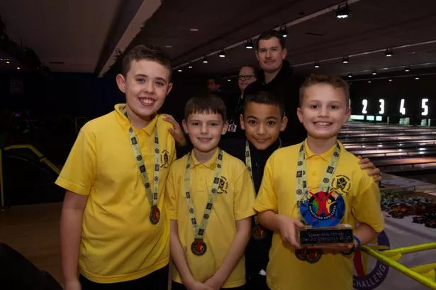 Children bowled over by fun and games at a sports day with a difference