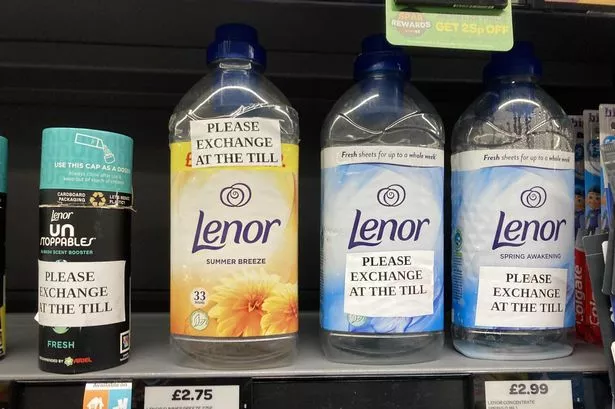 Shop puts empty bottles of £2.49 detergent on shelves to stop shoplifters