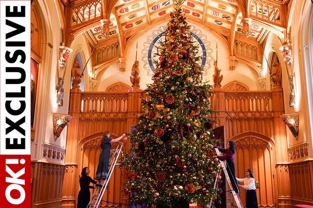Royal Christmas tree 2025 with 3,000 lights and ‘baubles larger than footballs’