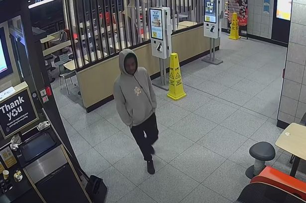 Thief steals large charity container from Blackpool McDonald’s as CCTV appeal issued