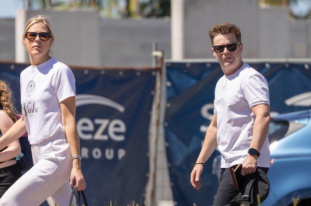 Dec Donnelly takes a stroll in Australia with wife Ali days before I’m A Celeb launch