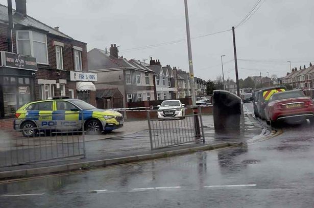 Police and CSI descend on Blackpool house after body of woman discovered