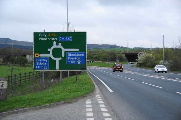 Heavy congestion amid emergency lane closure on A56 close to M65