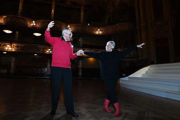 Couple relive youth with last dance at Blackpool Tower Ballroom before care home