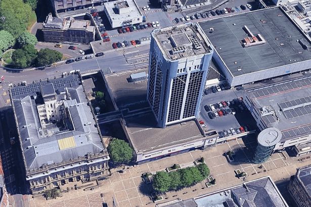 Empty tower block above shopping centre to be covered to ‘stop debris falling on streets’