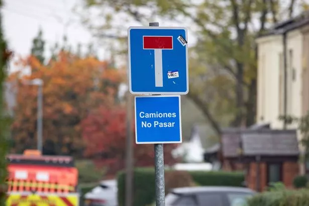 Mysterious Spanish road signs that left Lancashire village baffled to finally be removed