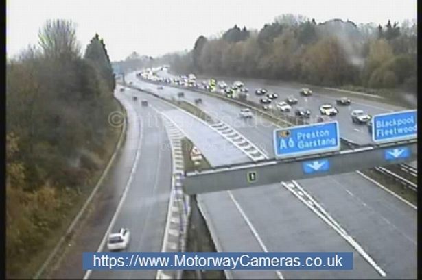 Delays on M55 after police attend concern for welfare