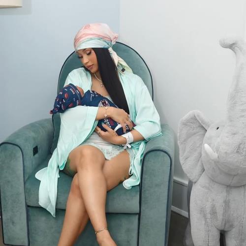 Cardi B shares first photos of baby son