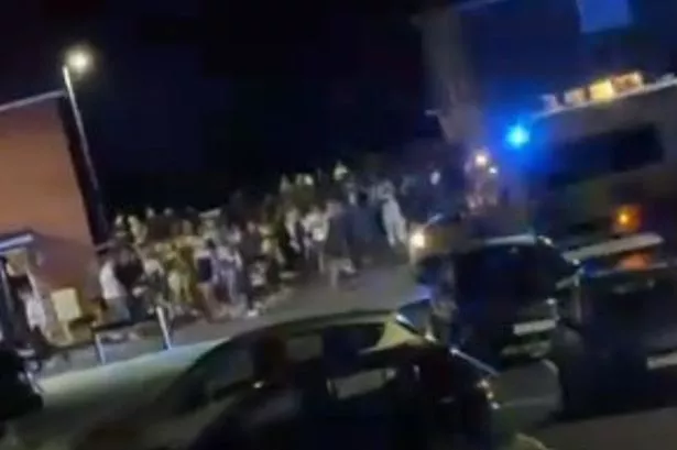 Massive Halloween ‘house party’ descends into chaos as police swarm estate