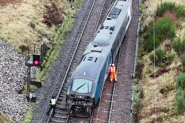 Drone photo shows derailed Avanti train in Cumbria as National Rail investigation continues