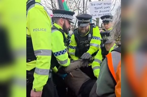 Lancashire Palestine protest sees 26 arrested under Terrorism Act