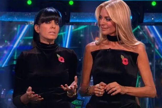 Claudia Winkleman’s 2-in-1 knit midi dress from Strictly’s results show is easy to wear for winter events