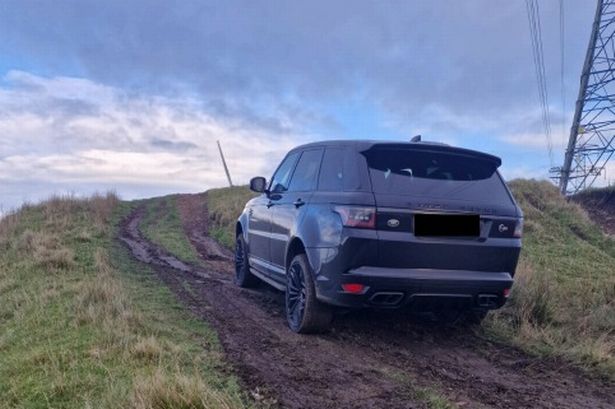 Off-road bikes and 4X4s cause havoc as up to 40 joyriders descend on windfarm