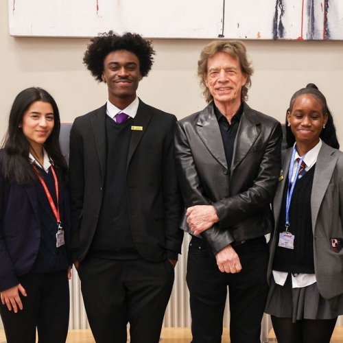 Sir Mick Jagger makes surprise return to Dartford Grammar and his namesake arts centre