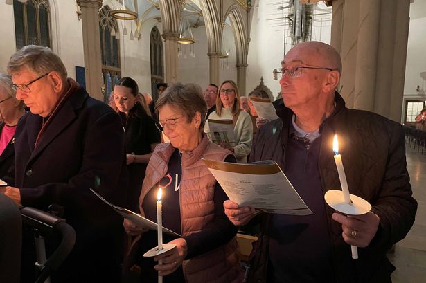 Families join together to light up Blackburn Cathedral for local children’s hospice
