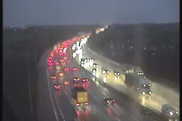 M6 LIVE with severe rush-hour traffic delays after crashes shut lanes