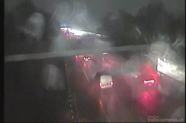 M66 closure LIVE as crash and flooding on motorway causes rush-hour chaos