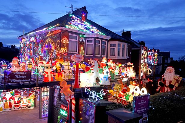 The Blackpool house decked out each year to raise money for poorly children