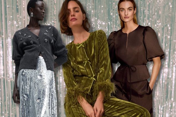 Best work Christmas party outfits including M&S’ viral sequin midi skirt