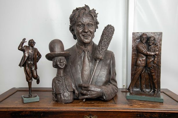 Rare statues of comedy legends Morecambe and Wise to go under the hammer