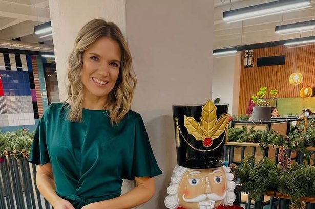 GMB’s Charlotte Hawkins’ satin midi dress ‘gets so many compiments’ for office Christmas parties