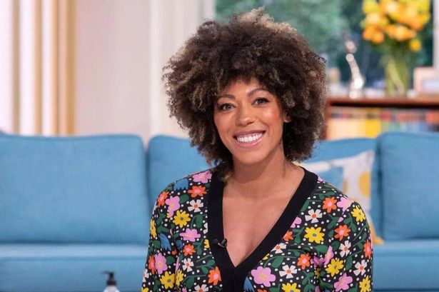 Dr Zoe dons ‘beautiful and bold’ red cord suit from the high street for This Morning appearance