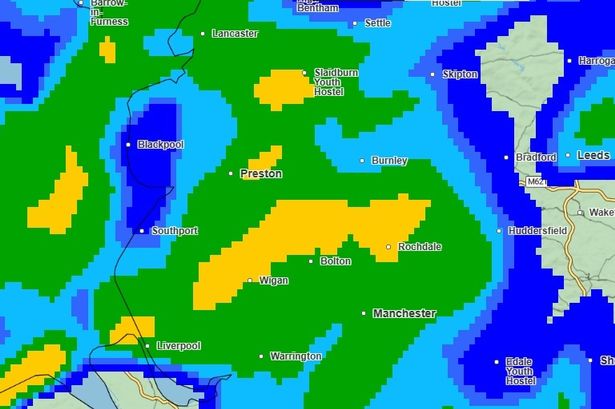 Met Office extends weather warning in Lancashire as heavy rain to batter region