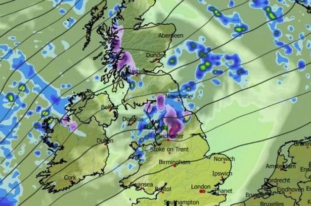 Exact date snow is set to hit Lancashire as weather maps predict 30-hour blizzard