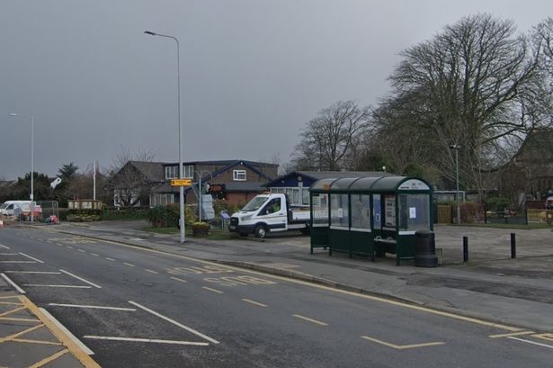 Police hunt two men fleeing the scene of bus stop attack near BAE Warton