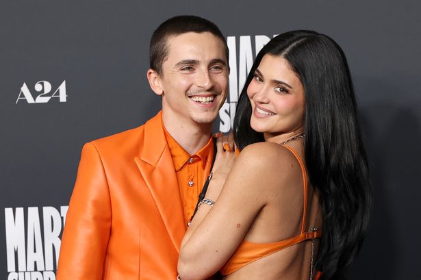 Kylie Jenner and Timothee Chalomet silence split rumours with PDA and matching orange outfits