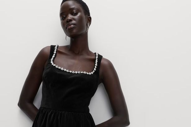 Marks & Spencer shoppers can save 30% on viral velvet dress that rivals Nadine Merabi