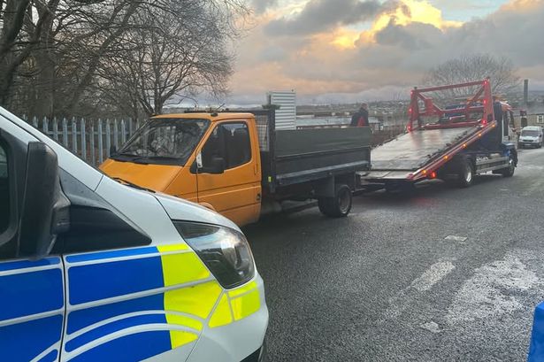 Tipper van used in numerous Burnley fly-tipping incidents seized by police