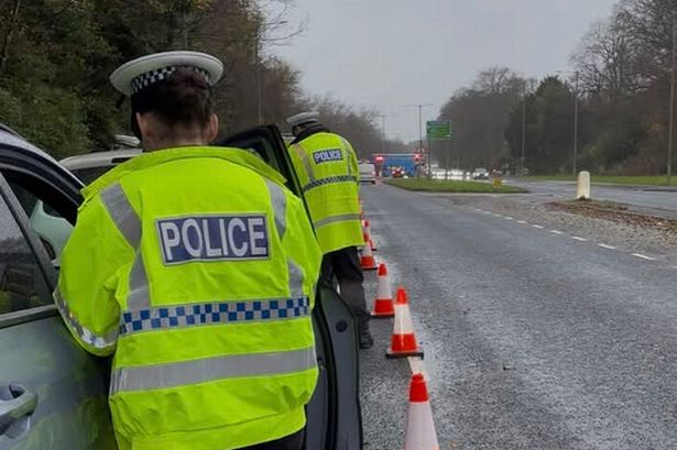 M55 crash driver over three times the limit among 56 arrested before Christmas