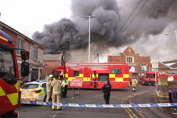 21 fire engines battle huge factory blaze as residents warned over ‘toxic incident’