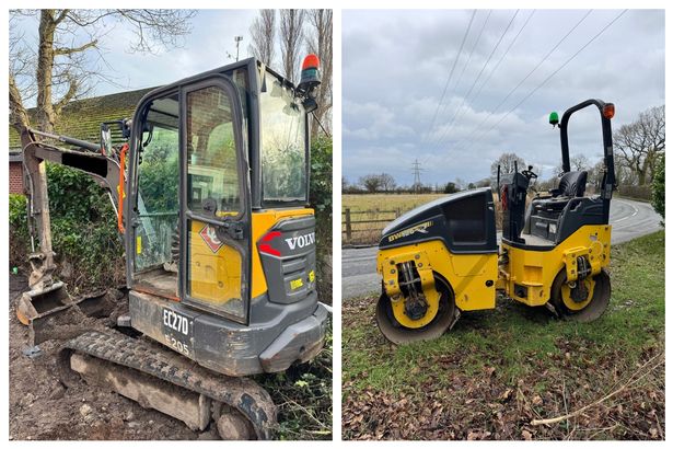 Police recover high-value dumpers and rollers stolen in Lancashire raids