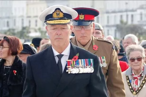 ‘Fake admiral’ fined after wearing medals he bought online at Remembrance service