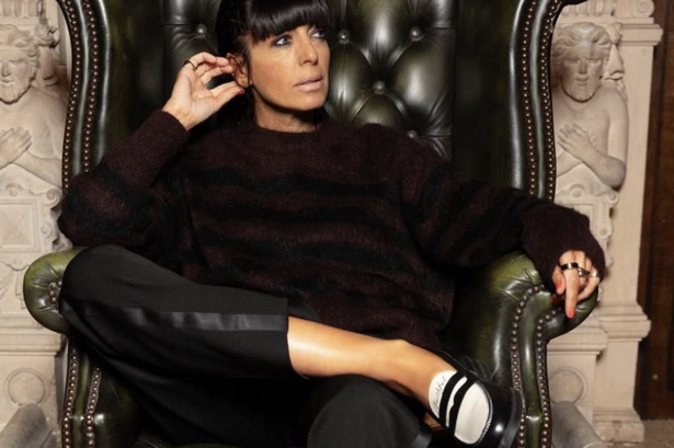 Claudia Winkleman’s exact black and white Traitors loafers are now £100 off