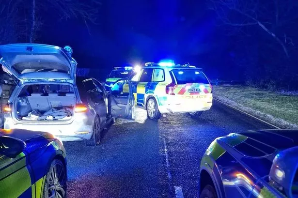 Suspects named after drugs and weapons seized following police chase