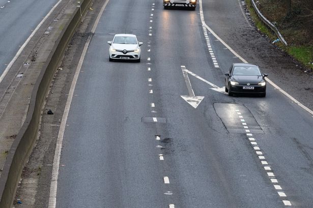 ‘Death waiting to happen’ warning over Lancashire motorway ‘riddled’ with potholes