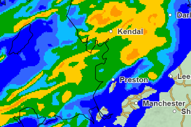 Lancashire weather LIVE as strong gales and heavy rain batter region